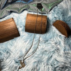 NWT! VERY LONG Dove Cut Out of A Medallion Necklace.